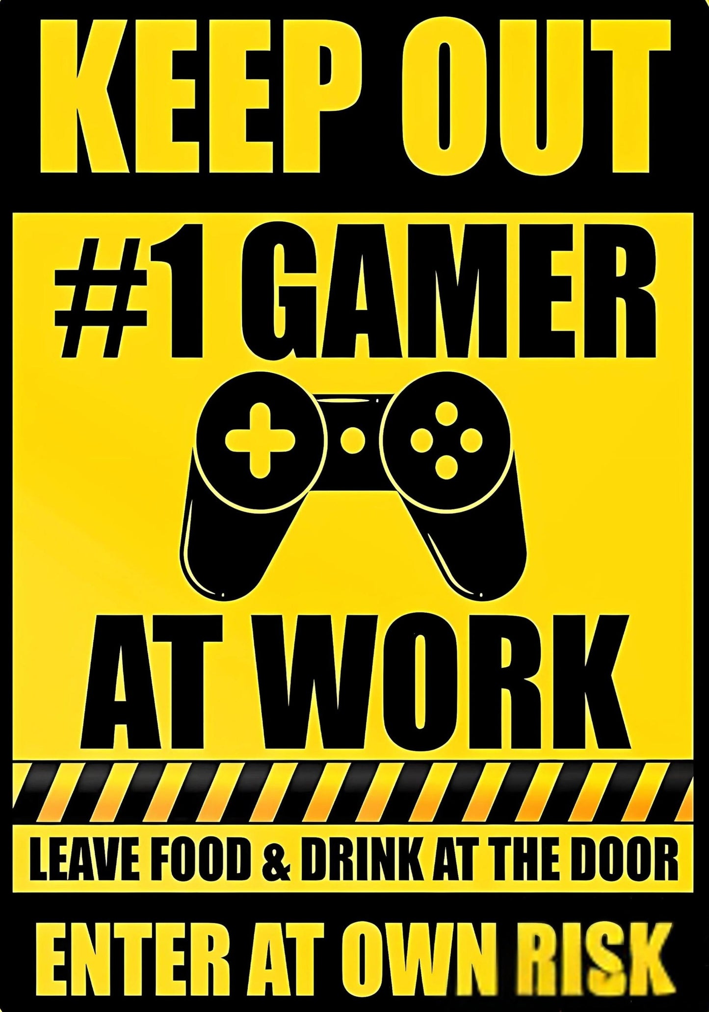 KEEP OUT | GAMER AT WORK