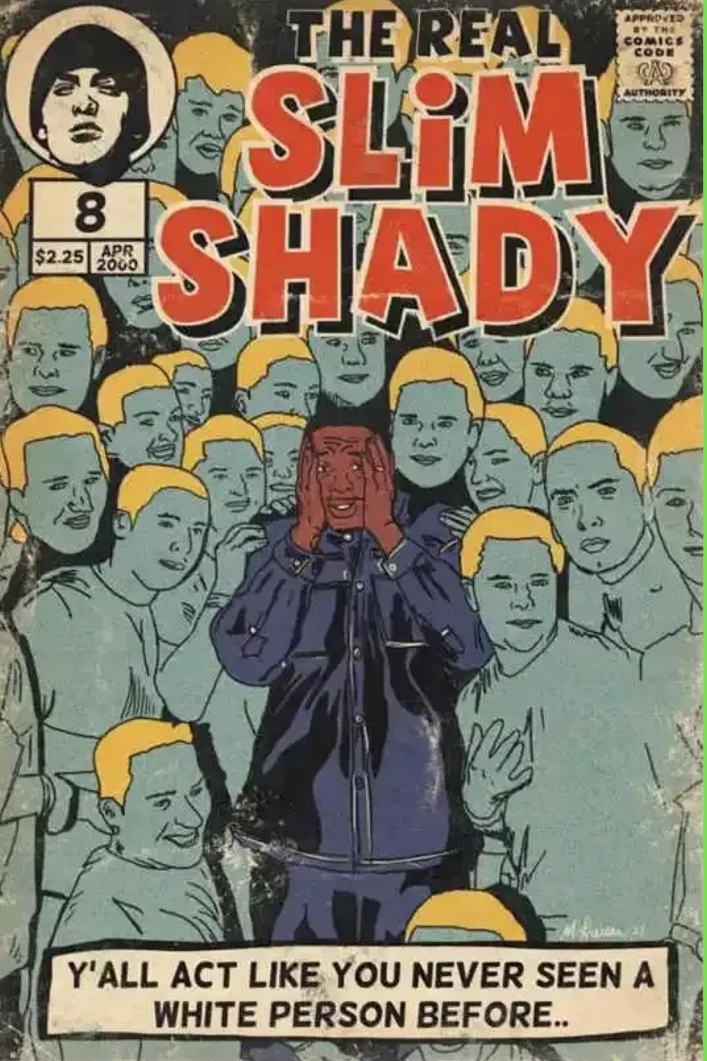 The Real Slim Shady Music Comic Poster