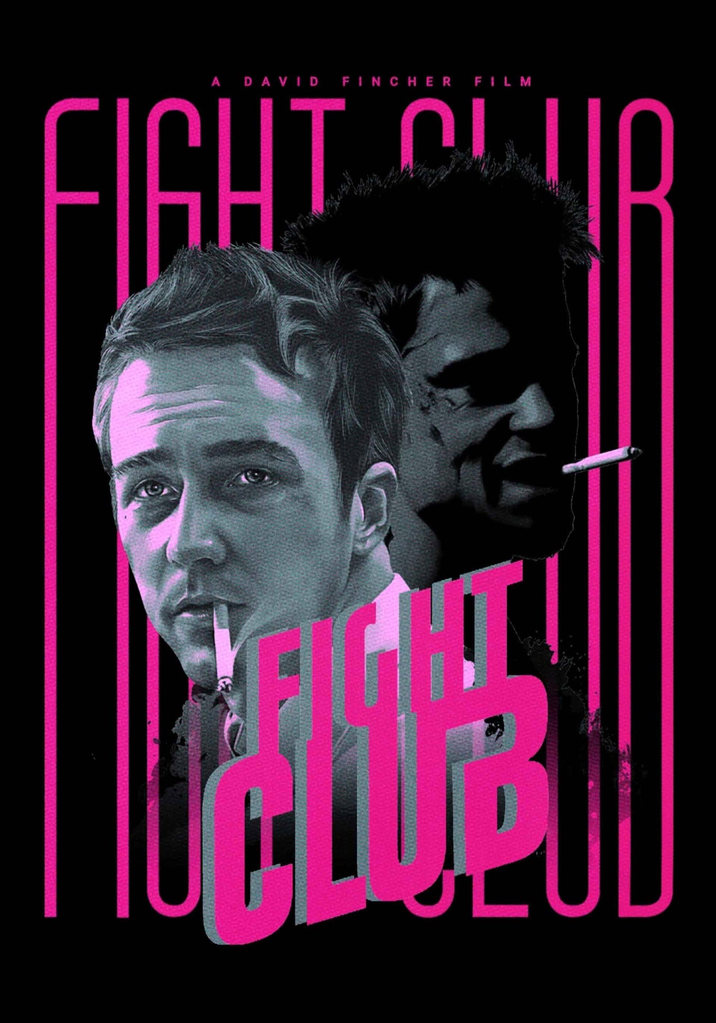 A David Fincher x FIGHT CLUB | David Fincher | Movie Poster