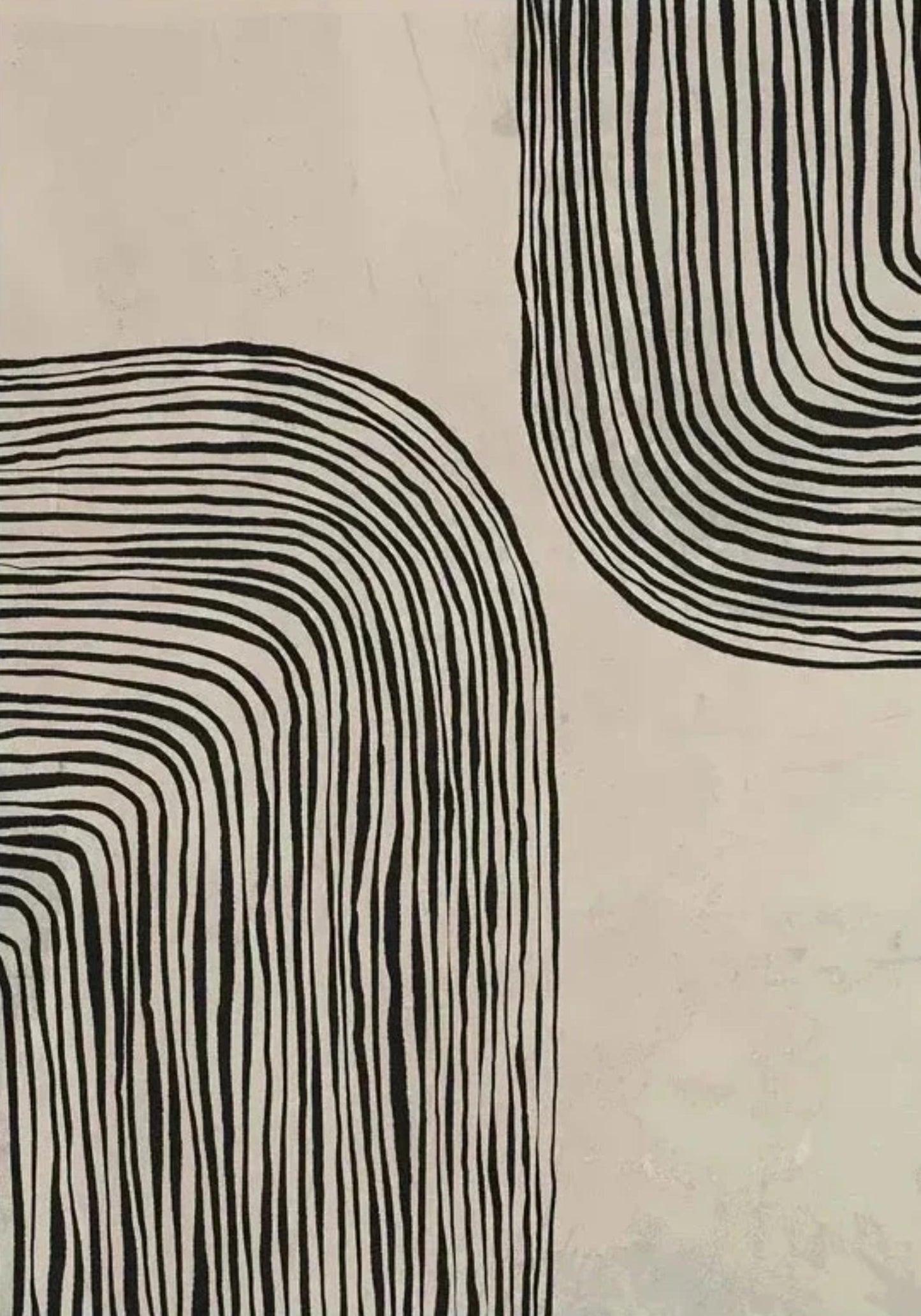 Abstract Minimalism Poster | Fluid Divide Design | Modern Wall Art Decor | Contemporary Home Decor