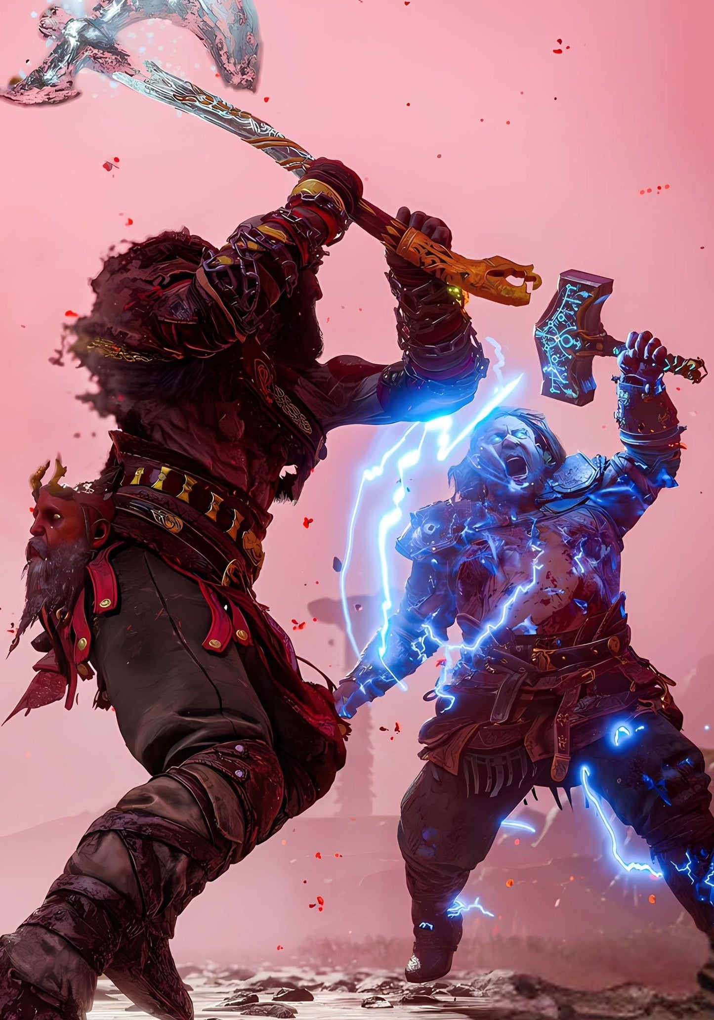 GOD OF WAR vs GOD OF THUNDER #01 | GAME POSTERS