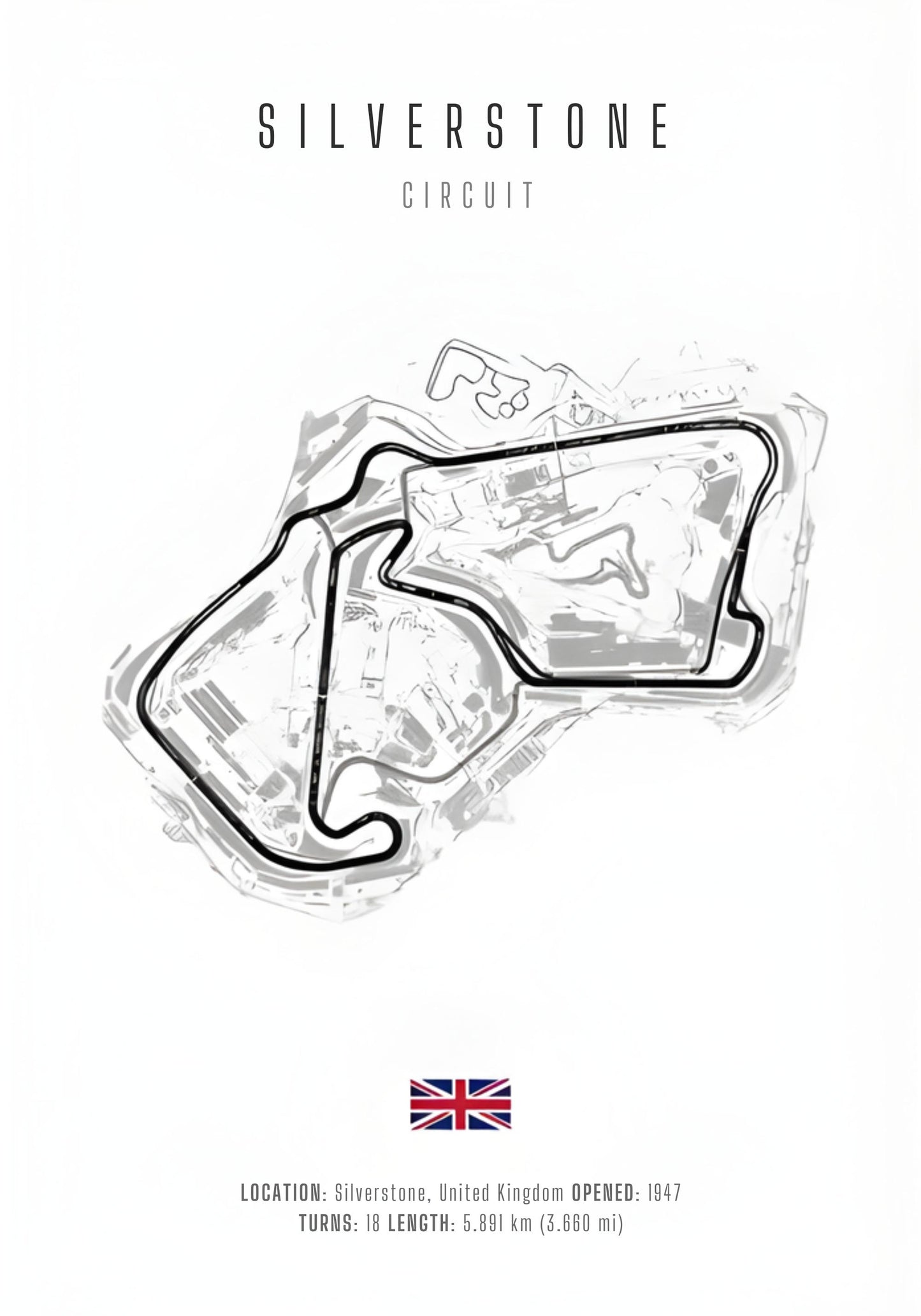 Silverstone F1 | Race Track Blueprint