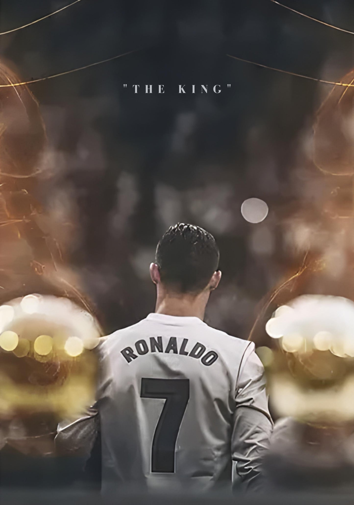 Cristiano Ronaldo CR7 | The Game Changer | Iconic Football Poster | Artwork for Home Decor