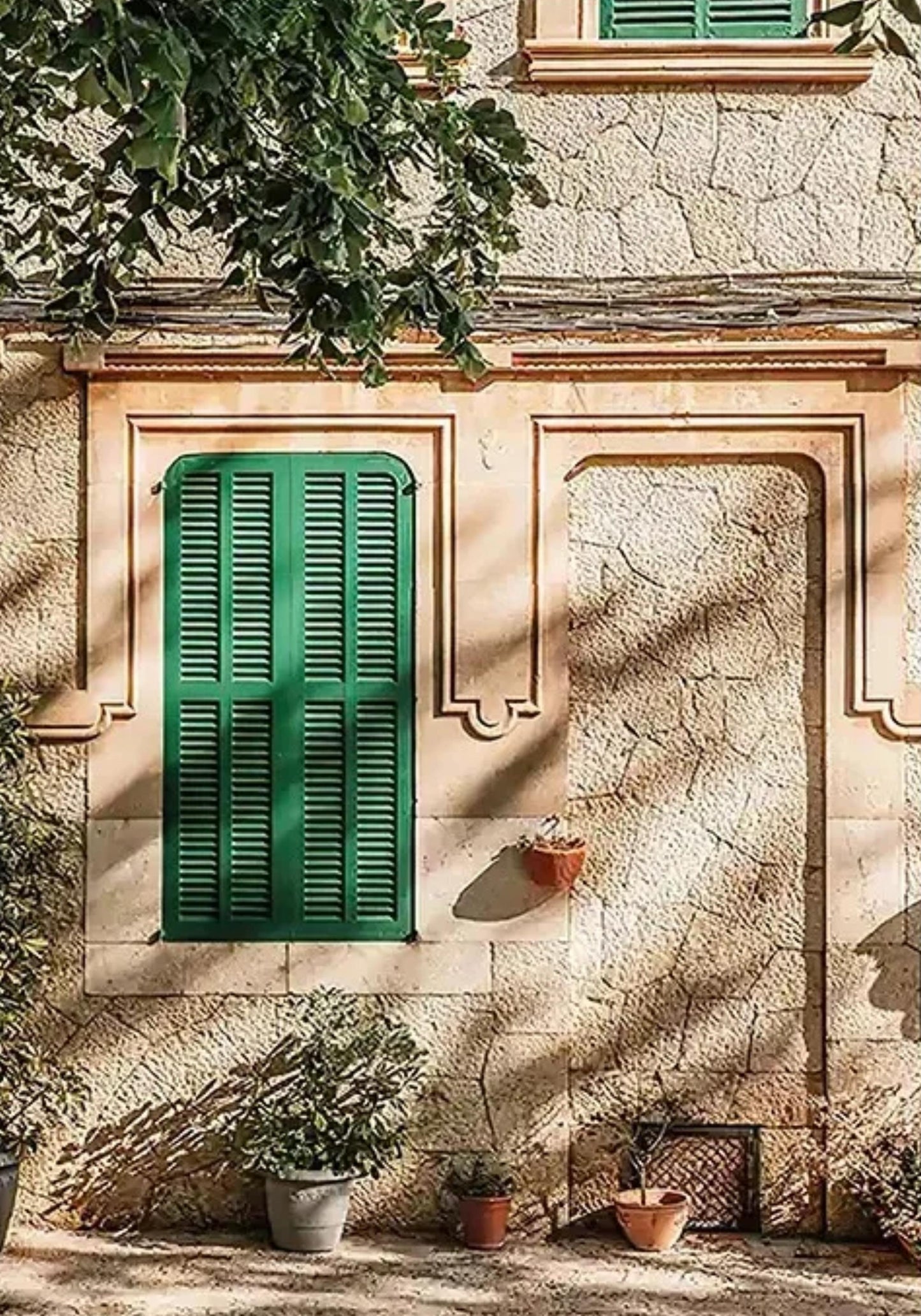 Italian Town | Green Shutters | Classic Decor