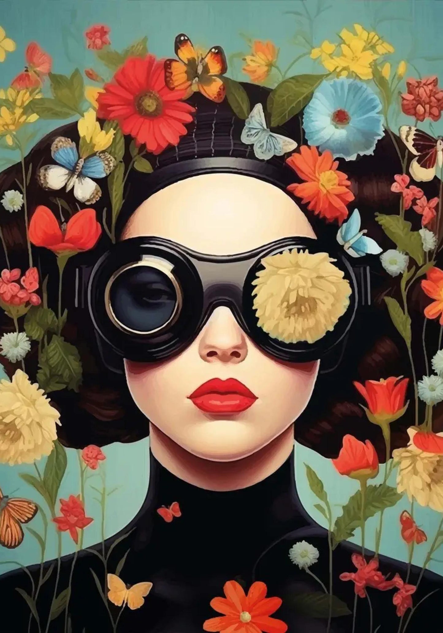 FLORAL GIRL'S VISION