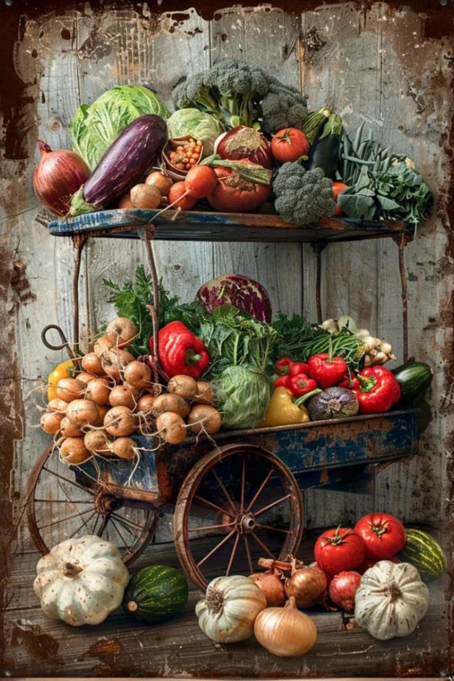 Vintage Kitchen | Fruits & Vegetables