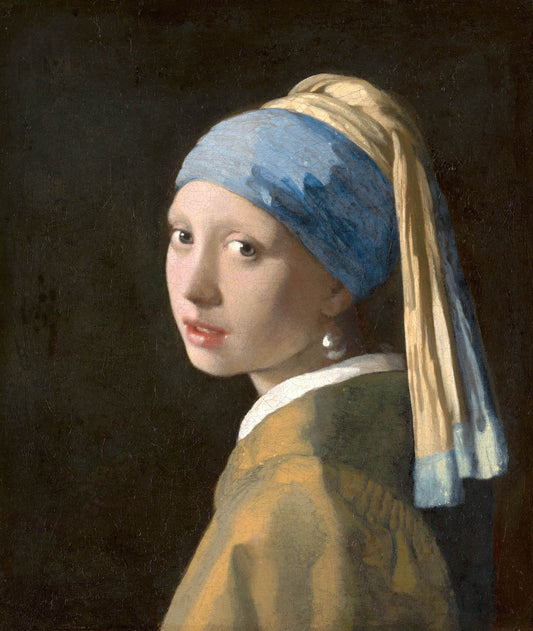Johannes Vermeer | Girl With A Pearl Earring Art Print | Classic Fine Art Reproduction Poster | Home Decor