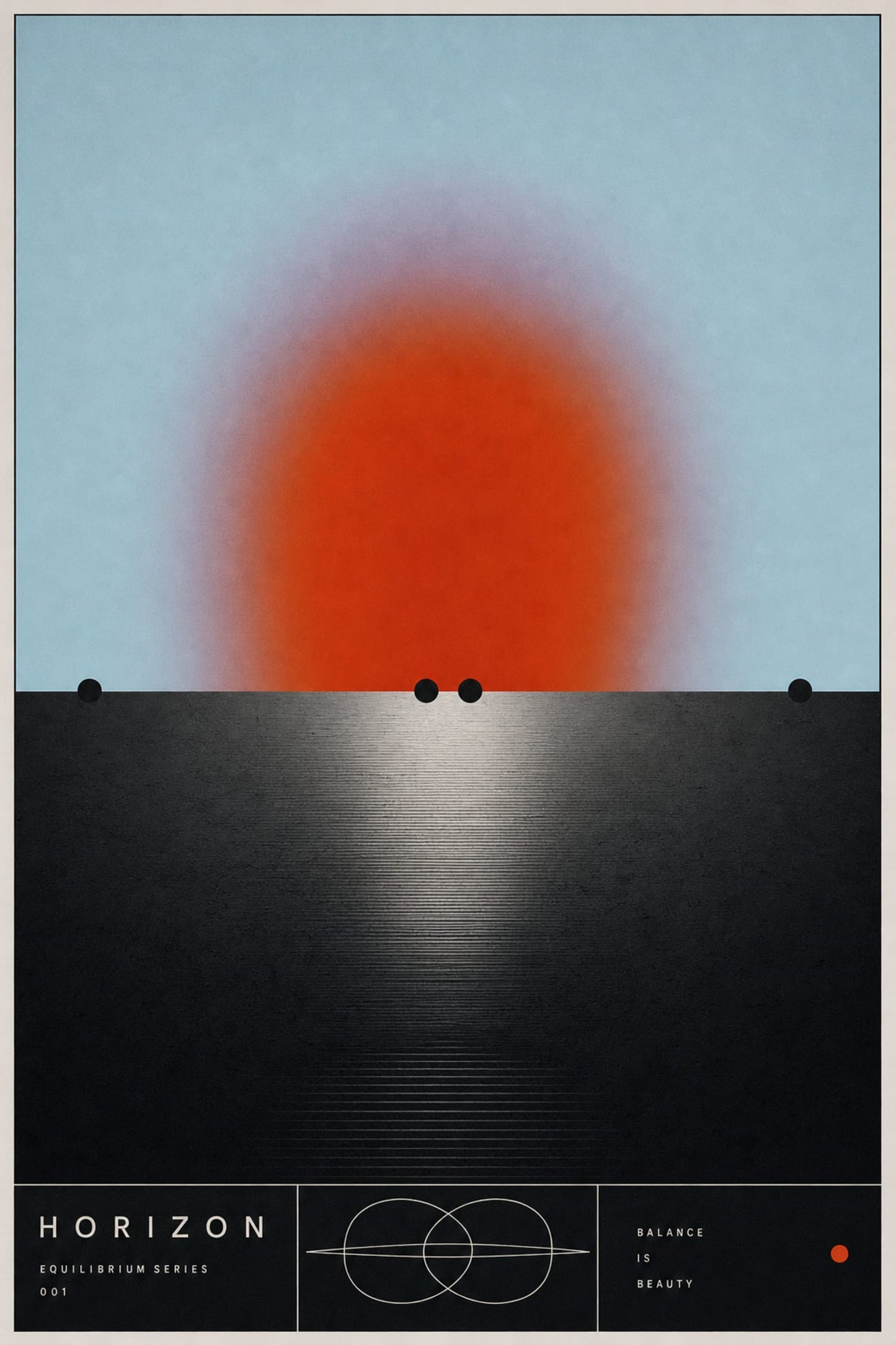 ABSTRACT SUN HORIZON