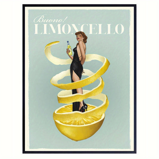 Vintage Kitchen Poster | Limoncello