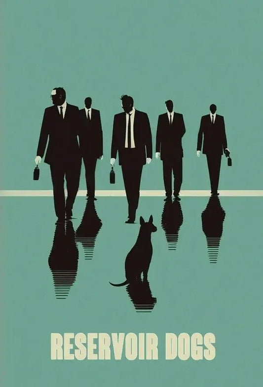 Reservoir Dogs Poster | Mr. White | Quentin Tarantino Iconic Crime Drama Art | Movie Decor