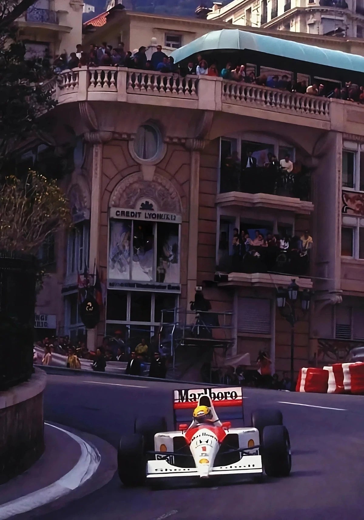 Monaco Formula 1 | Vintage Grand Prix | F1 Racing Poster | McLaren MP4/8 | Ayrton Senna | 1993 Monaco Grand Prix