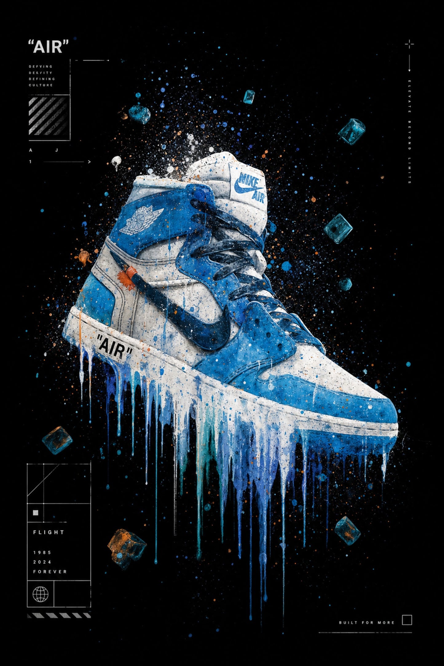 BLUE DRIP KICKS