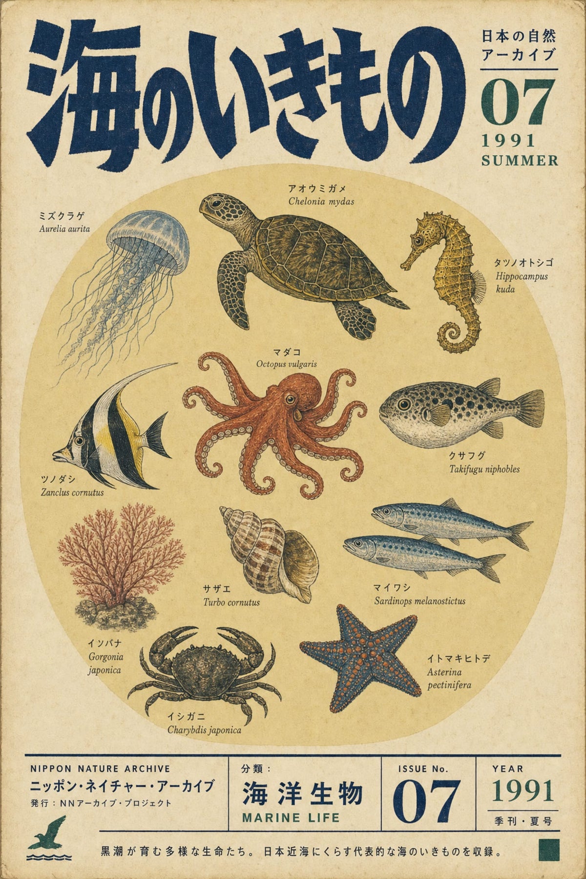 VINTAGE MARINE LIFE