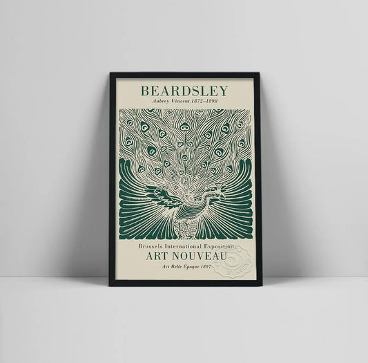 Aubrey Vincent Beardsley Poster | Art Nouveau Masterpiece | Belle Époque 1897 | Vintage Wall Art Decor