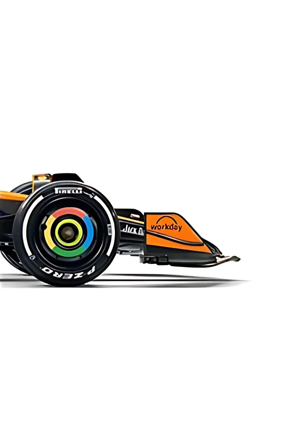 3-Piece | Oscar Piastri McLaren MCL39 2025 Season | Triple Panel Formula 1 Racing Car Poster | Vibrant Full-Car Profile Displays | Collector's Edition Artwork
