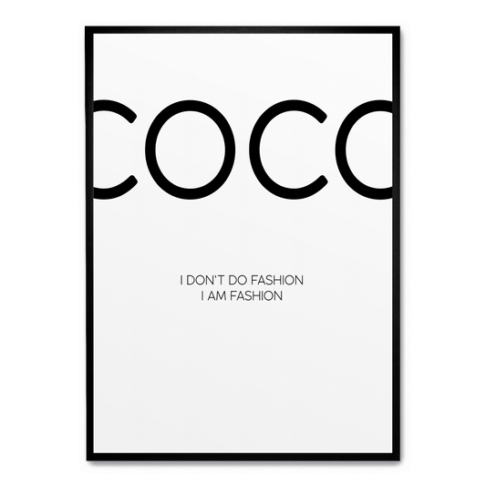COCO | Artistic Wall Poster | Home Decor | Stylish Visual Artwork for Living Room | Modern Design | Inspirational Decor