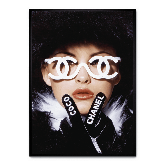 Chic Fashion Decor | Coco Chanel Girl Poster | Elegant Wall Art | Modern Aesthetic | Home & Garden Decor | Stylish Inspiration