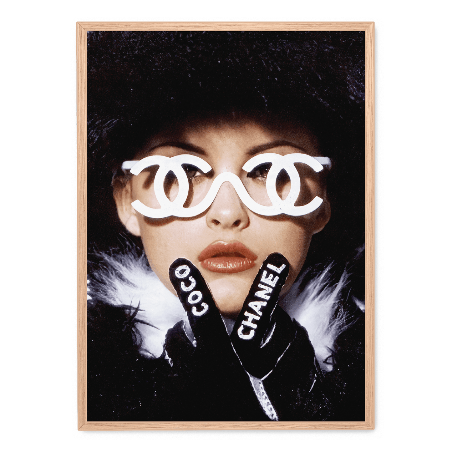 Chic Fashion Decor | Coco Chanel Girl Poster | Elegant Wall Art | Modern Aesthetic | Home & Garden Decor | Stylish Inspiration