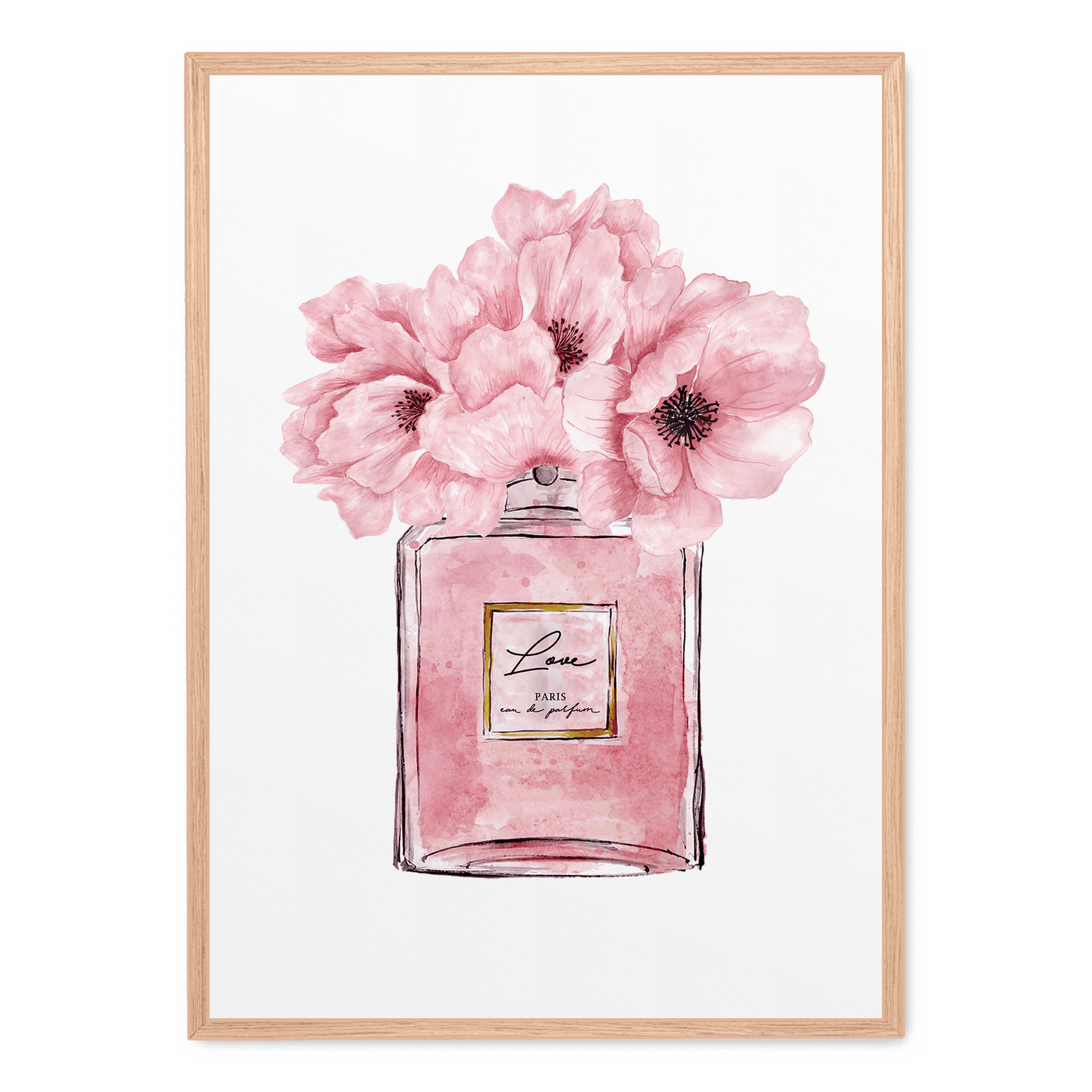Scentful Elegance | Eau De Parfum Poster | Home Decor | Fragrance Art Print | Stylish Wall Artwork | Gift for Beauty Lovers