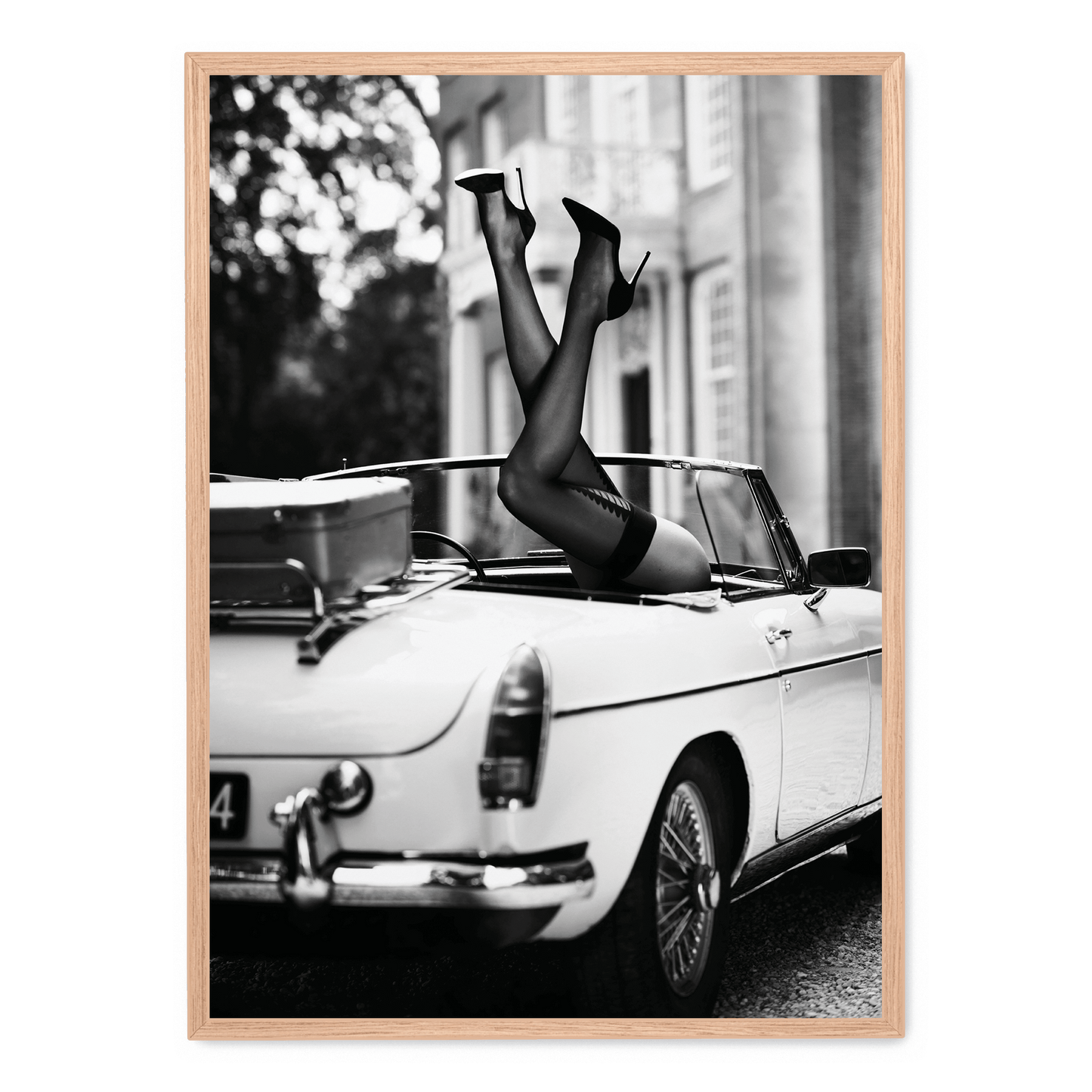 High Heels Art Print Poster | Fashionable Car Interior Decor | Stylish Wall Art for Home & Garden Decor