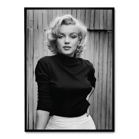 Marilyn Monroe Vintage Glamour | Iconic Hollywood Legend | Art Print Poster | Classic Movie Star Wall Decor | Timeless Celebrity Portrait