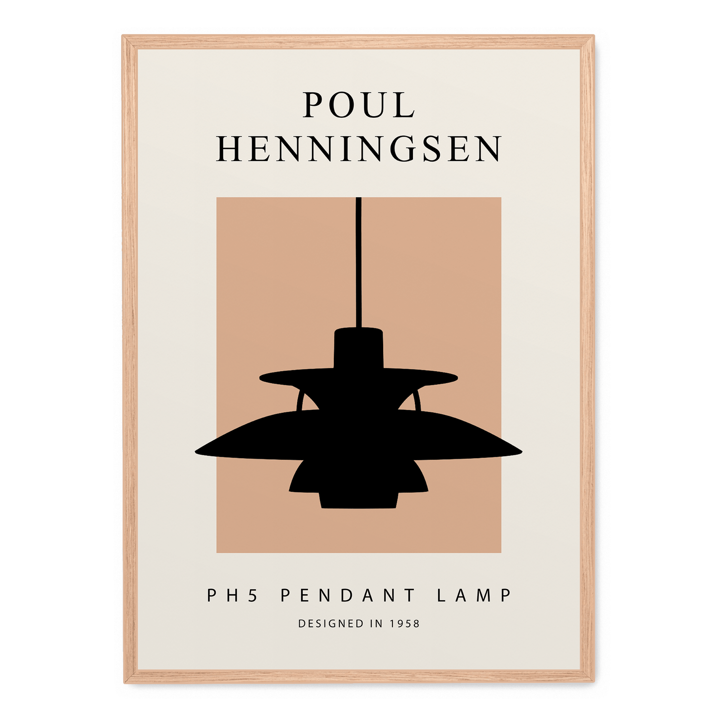 PH 5 Design | Pendant Lamp Art | Modern Decor | Mid-Century Aesthetics | Graphic Poster | Home & Garden Wall Art