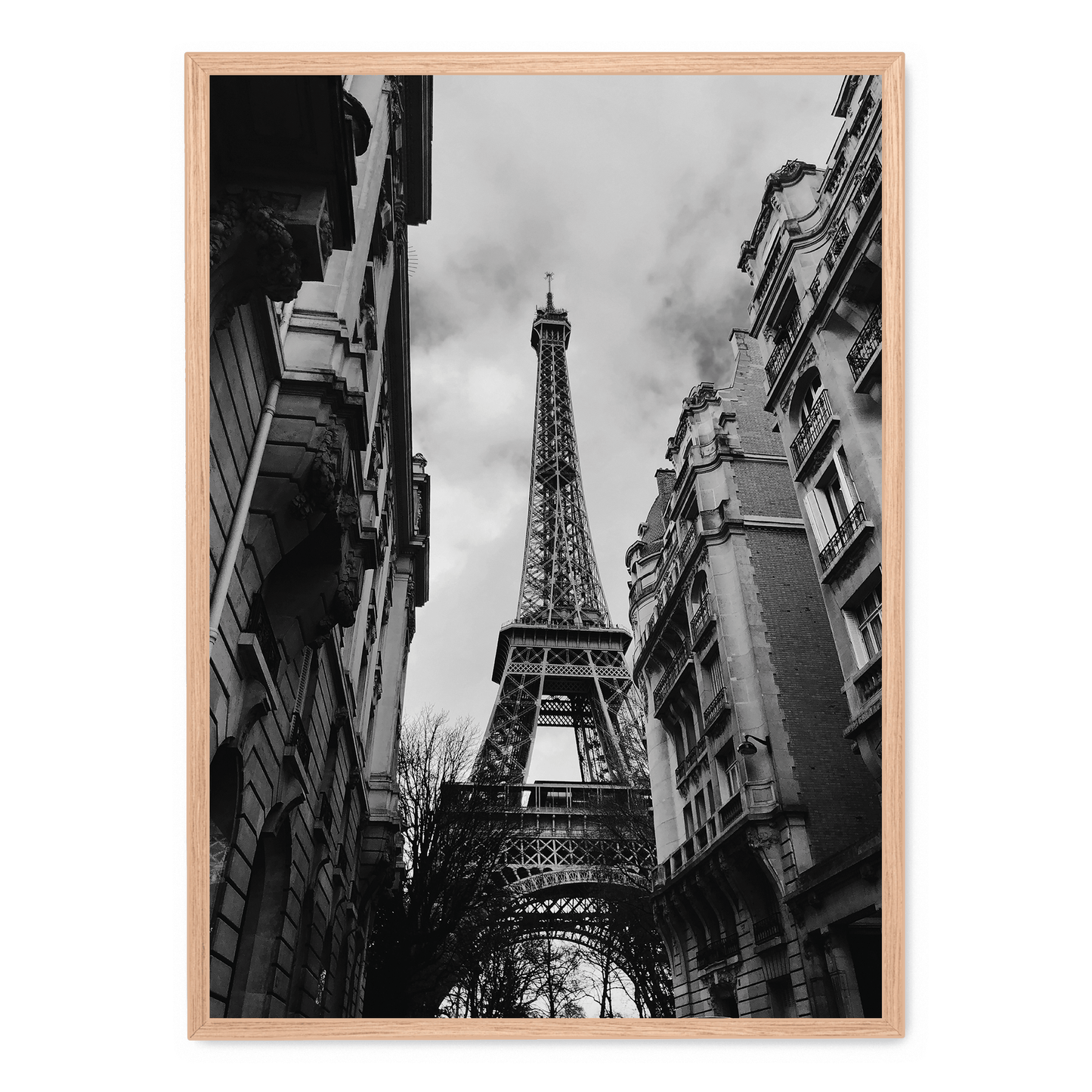 Eiffel Tower Poster | Paris Landmark Art Print | Wall Decor for Home & Garden | Iconic French Architecture