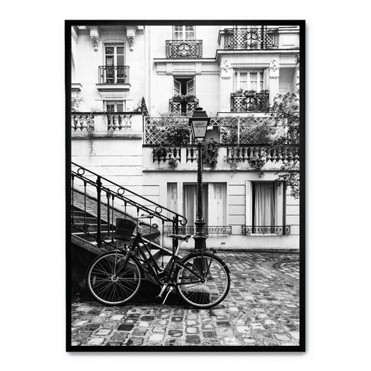 Paris Street Scene Poster | Vintage Art Print | Cityscape Wall Decor | Parisian Aesthetic Decor | Urban Landscape Illustration | Home & Office Art | Elegant City View Poster