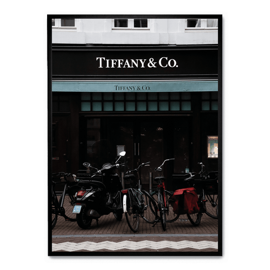 Tiffany & Bicycles Poster | Artistic Home Decor | Visual Artwork for Walls