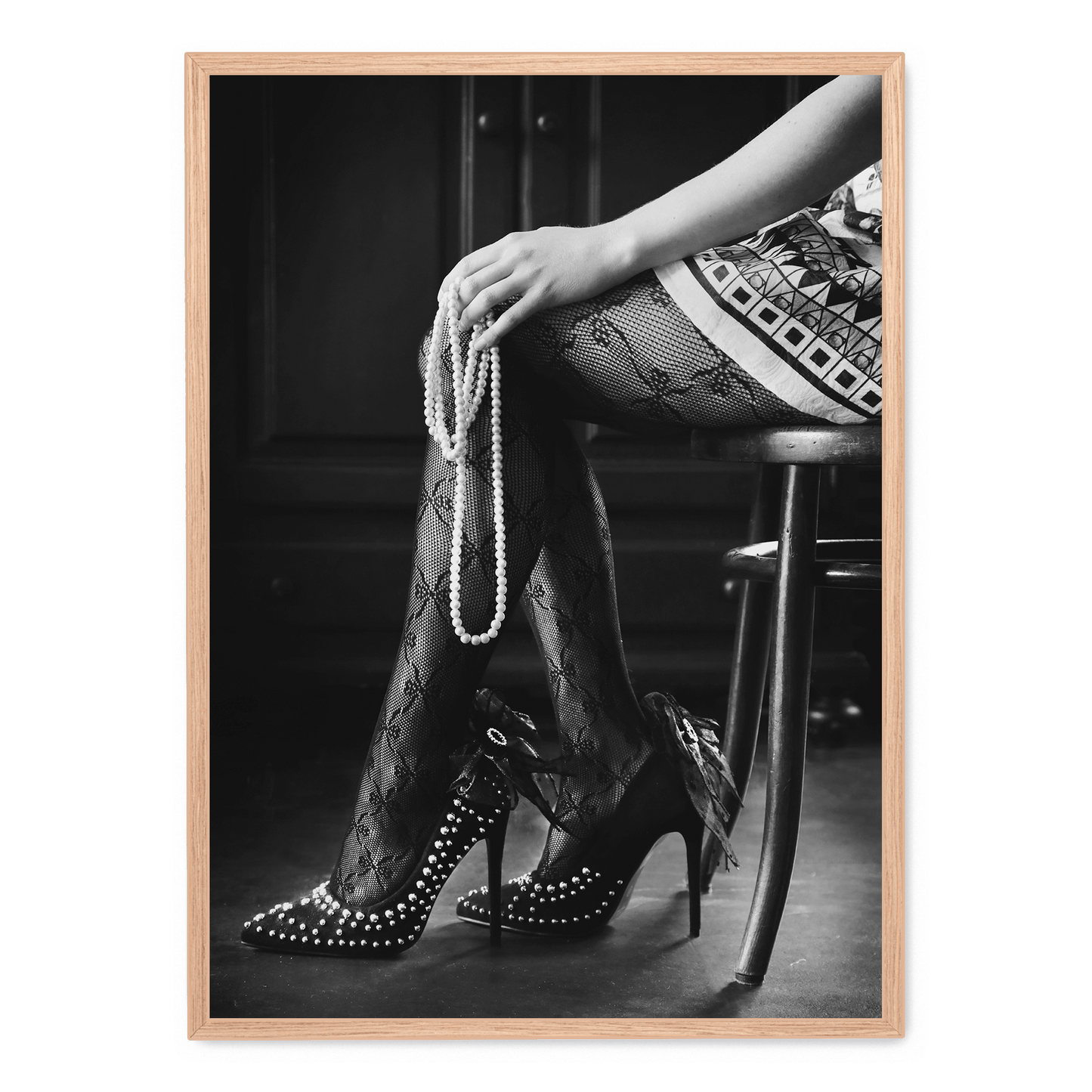 Elegant Woman in High Heels | Fashion Art Print Poster | Chic Wall Decor | Modern Home Design