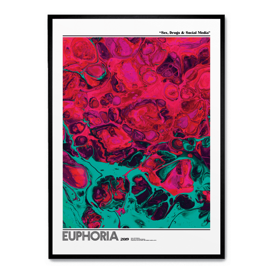 Euphoria TV Series Poster | Iconic Visual Artwork | 2019 Edition | Home & Garden Decor