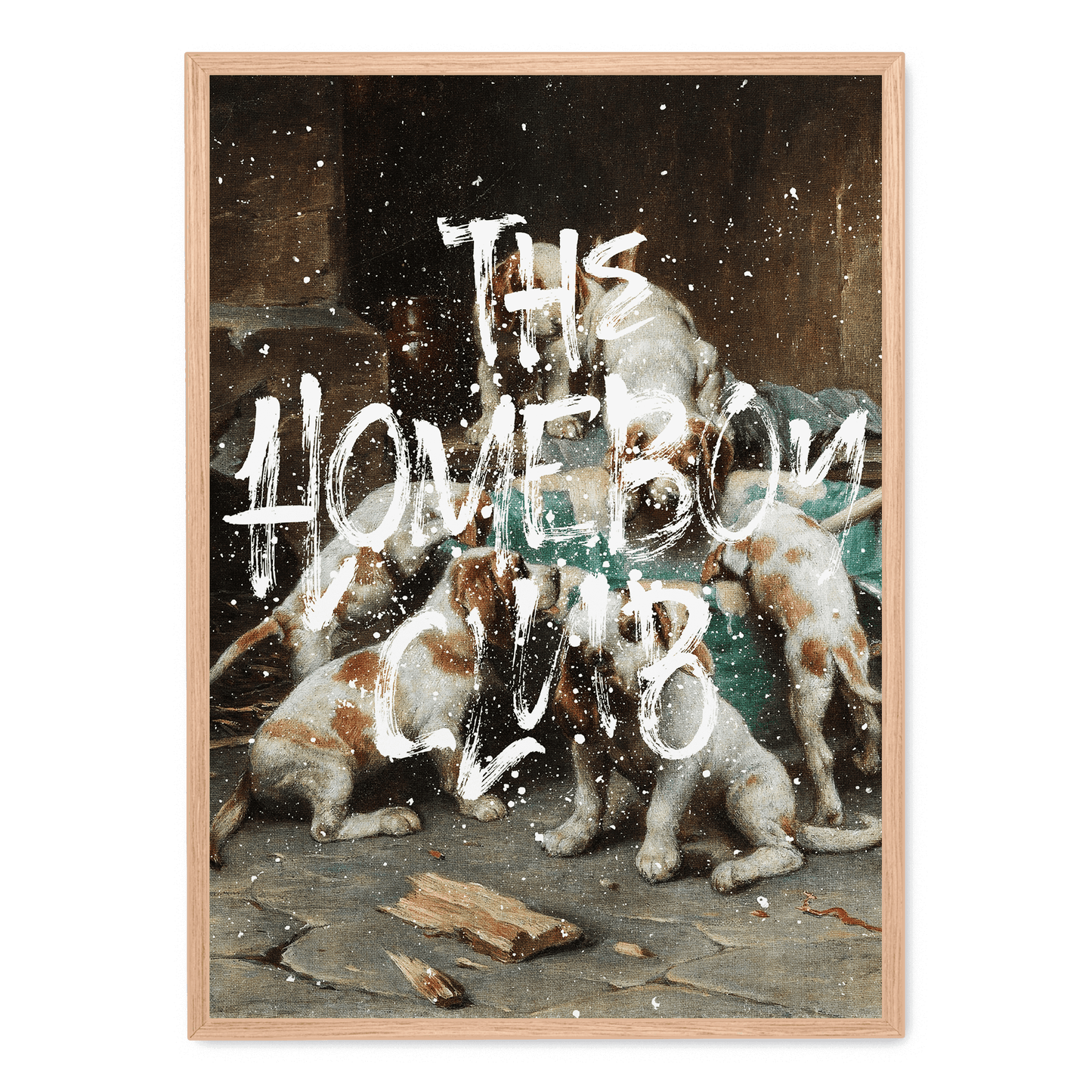 The Homeboy Club | Modern Wall Art | Poster | Rustic Design | Home & Garden Decor | Visual Artwork | Unframed Print