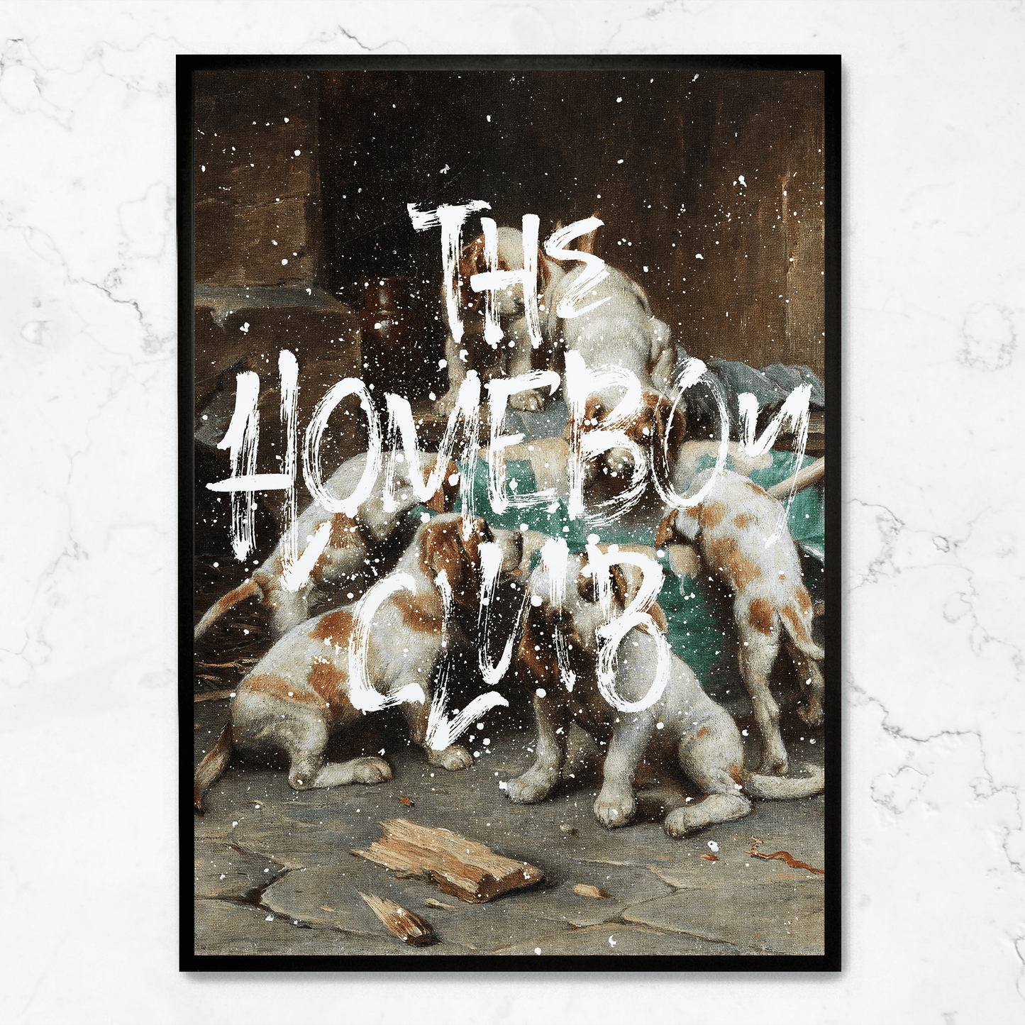 The Homeboy Club | Modern Wall Art | Poster | Rustic Design | Home & Garden Decor | Visual Artwork | Unframed Print