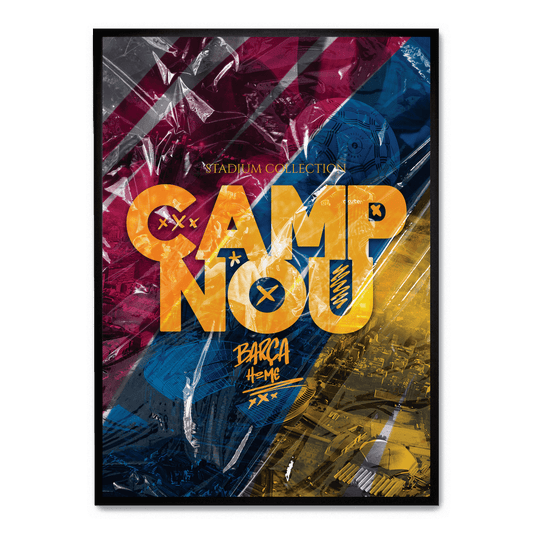 Camp Nou Stadium | Barcelona Football Club | Artistic Wall Poster | Sports Decor | Home & Garden Decor | Visual Artwork