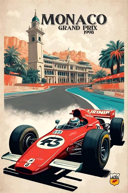 Vintage Motorsport Poster Vintage Racing Posters Collection Wall Art Canvas Painting Retro Bar Home Room Decoration Mural Gifts