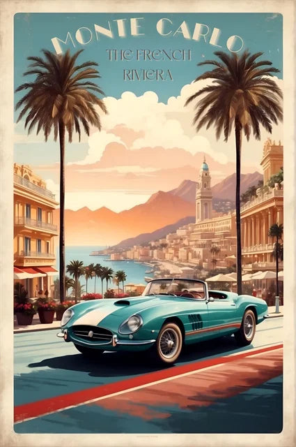 Vintage Motorsport Poster Vintage Racing Posters Collection Wall Art Canvas Painting Retro Bar Home Room Decoration Mural Gifts