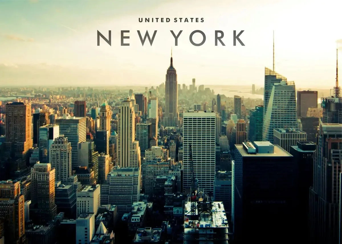 Empire State Building Skyline Poster | Iconic New York City Views | Timeless Urban Landscape Art | United States Decor