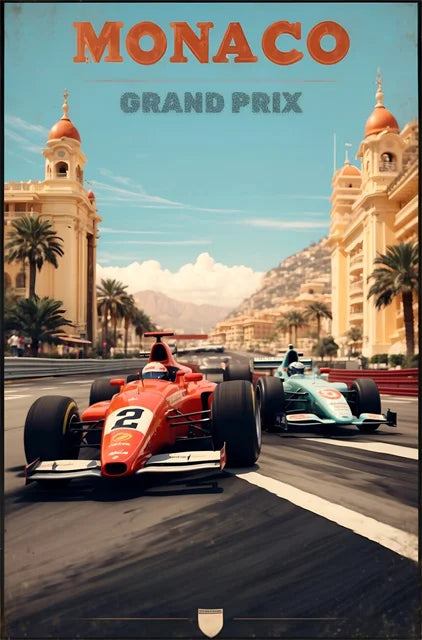 Vintage Motorsport Poster Vintage Racing Posters Collection Wall Art Canvas Painting Retro Bar Home Room Decoration Mural Gifts
