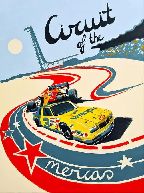 Circuit of the Americas Poster | Vintage Racing Art | Classic F1 Moments Print | Racing Decor