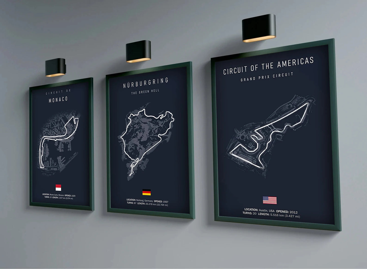 Circuit De La Sarthe | F1 Track Layout Poster | Formula 1 Racing Decor | Home Wall Art | Motorsport Gift | Racing Enthusiast