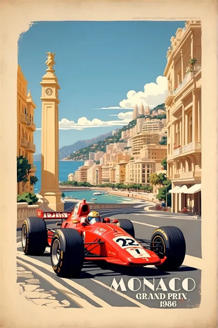 Vintage Motorsport Poster Vintage Racing Posters Collection Wall Art Canvas Painting Retro Bar Home Room Decoration Mural Gifts