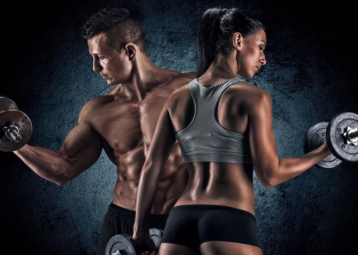 Bodybuilding | Weightlifting | Motivational Quote | Gym Fitness Poster | Power Duo: Building Strength Together
