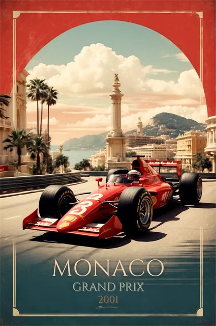 Vintage Motorsport Poster Vintage Racing Posters Collection Wall Art Canvas Painting Retro Bar Home Room Decoration Mural Gifts