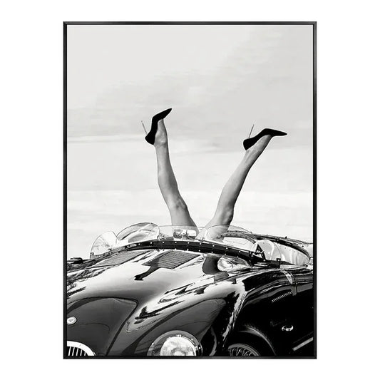 Upside Down World Poster | Whimsical Elegance | Surreal Twist on Reality Artwork | Home & Garden Wall Decor