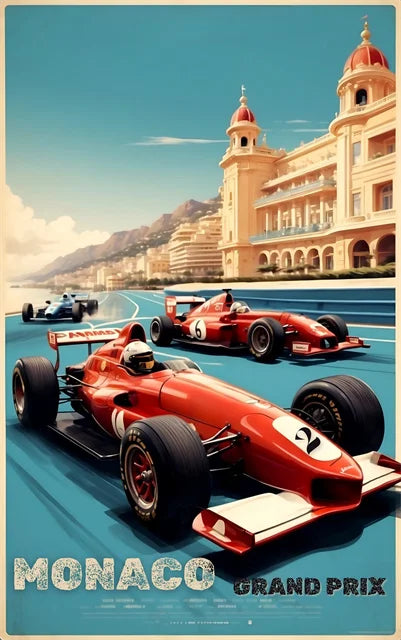 Vintage Motorsport Poster Vintage Racing Posters Collection Wall Art Canvas Painting Retro Bar Home Room Decoration Mural Gifts