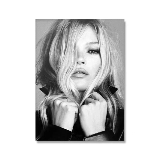Kate Moss | Supermodel Poster | Fashion Icon Art | Home Decor | Elegant Wall Display