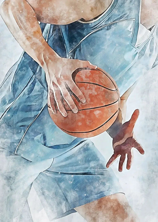 Basketball Poster | NBA Spirit of Sport | Tribute to Passion & Perseverance | Inspirational Wall Art Decor