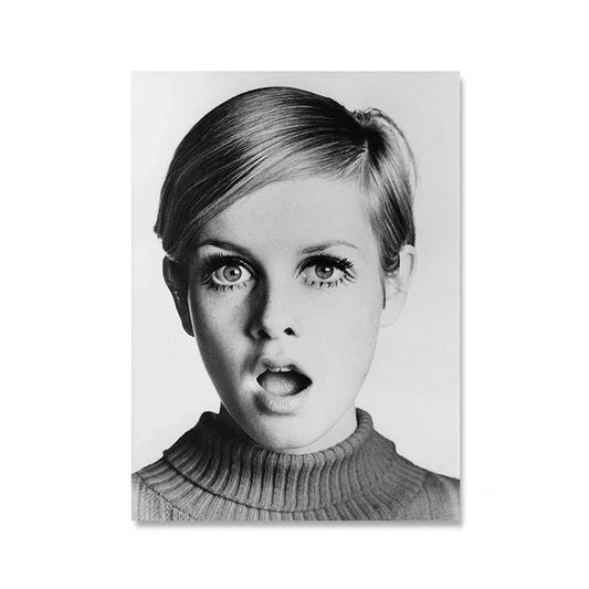 Kate Moss | Iconic Supermodel | Youthful Gaze Poster | Wall Art | Home Decor