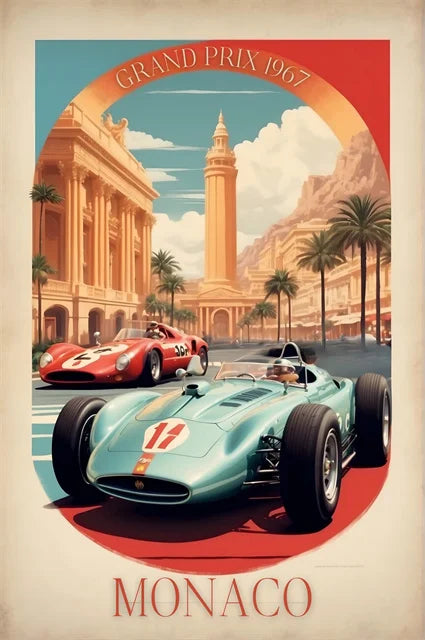 Vintage Motorsport Poster Vintage Racing Posters Collection Wall Art Canvas Painting Retro Bar Home Room Decoration Mural Gifts