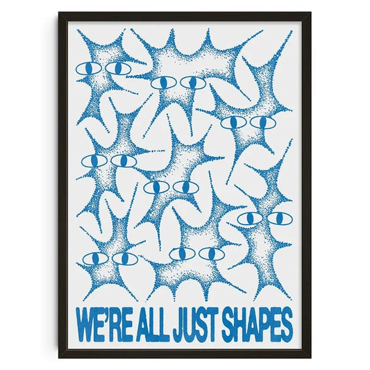 Vintage Abstract Mid Century Canvas Poster | Retro Art Print for Living Room Bedroom Decor | Wall Art